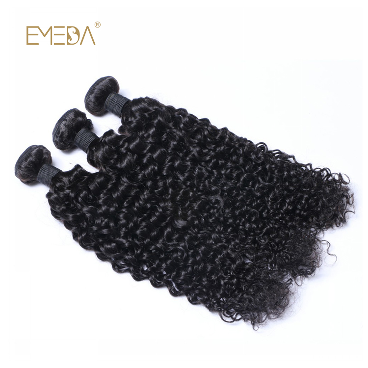 Virgin Human Hair Weave Kinky Curly Bundles Unprocessed Brazilian Hair  LM392